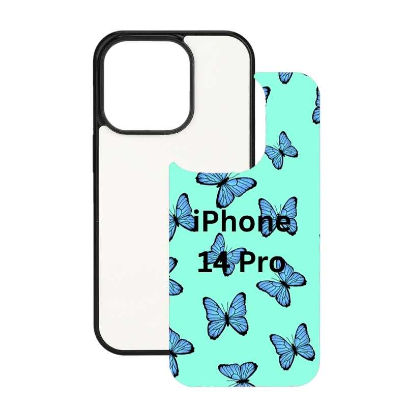 Sublimation Blanks Phone Cases for iPhone 16|15|14|13|12|Plus|Pro|ProMax - Tempered Glass Insert
