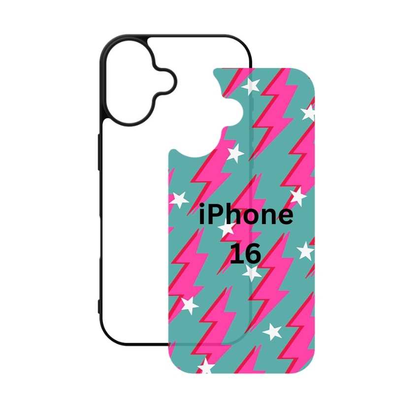 Sublimation Blanks Phone Cases for iPhone 17|16|15|14|13|12|Plus|Pro|ProMax - Tempered Glass Insert