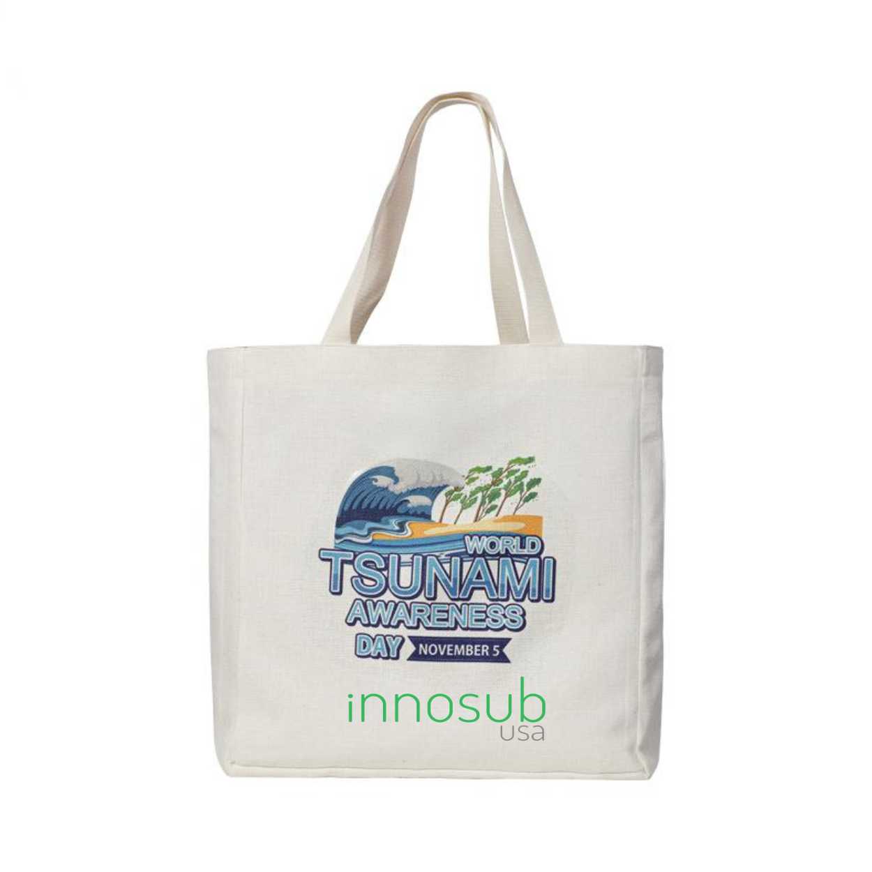 Sublimation Blanks Linen Shopping Bag | 38*40cm | Perfect for Sublimation & UV Printing