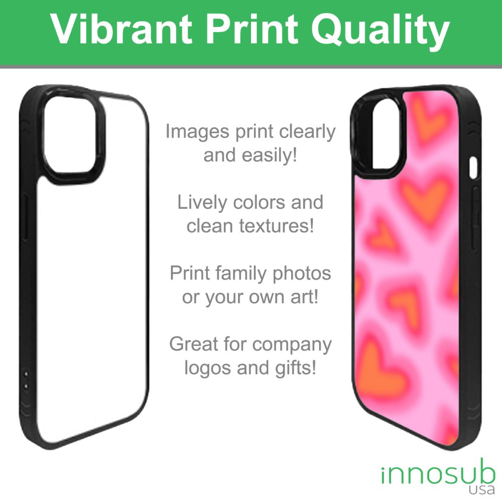 Sublimation Blanks 2D Magnetic Rubber Cases for iPhone 12|13|14|15|16|17|Air|Plus|Pro|Pro Max