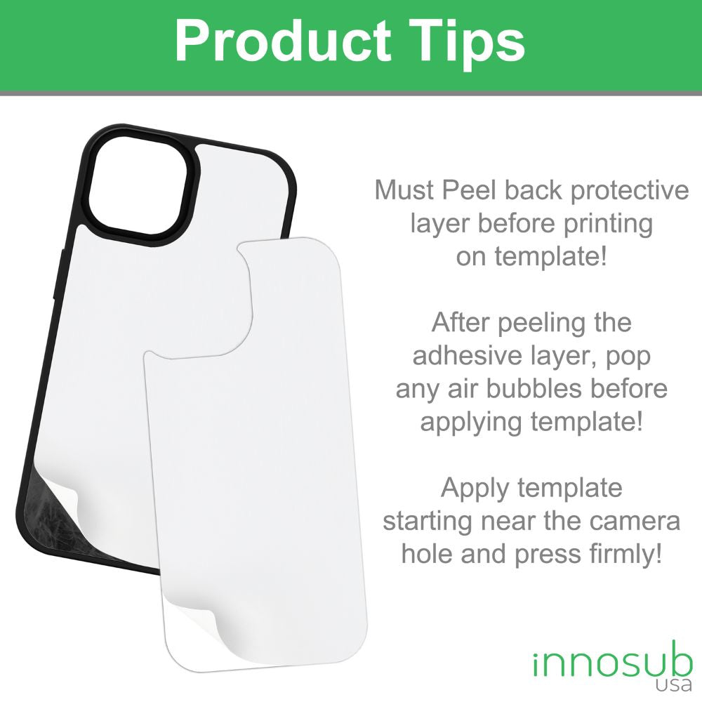 Sublimation Blanks 2D Magnetic Rubber Cases for iPhone 12|13|14|15|16|17|Air|Plus|Pro|Pro Max