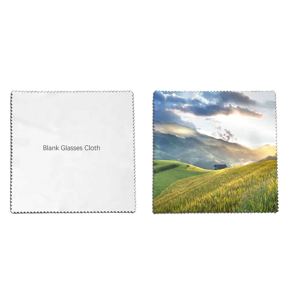 Sublimation Blank Microfiber Lens Cloth – Personalized Eyeglass Cleaner