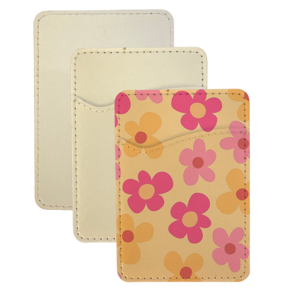 Sublimation Blanks PU Leather White Card Holder For Sublimation Printing