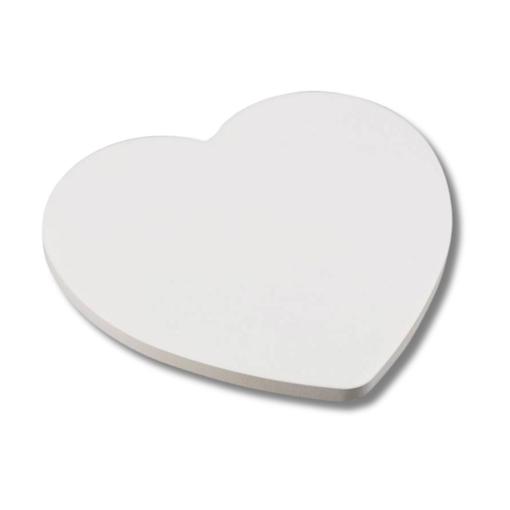 Heart Sublimation MDF Coaster with Cork Base | DIY by INNOSUB USA