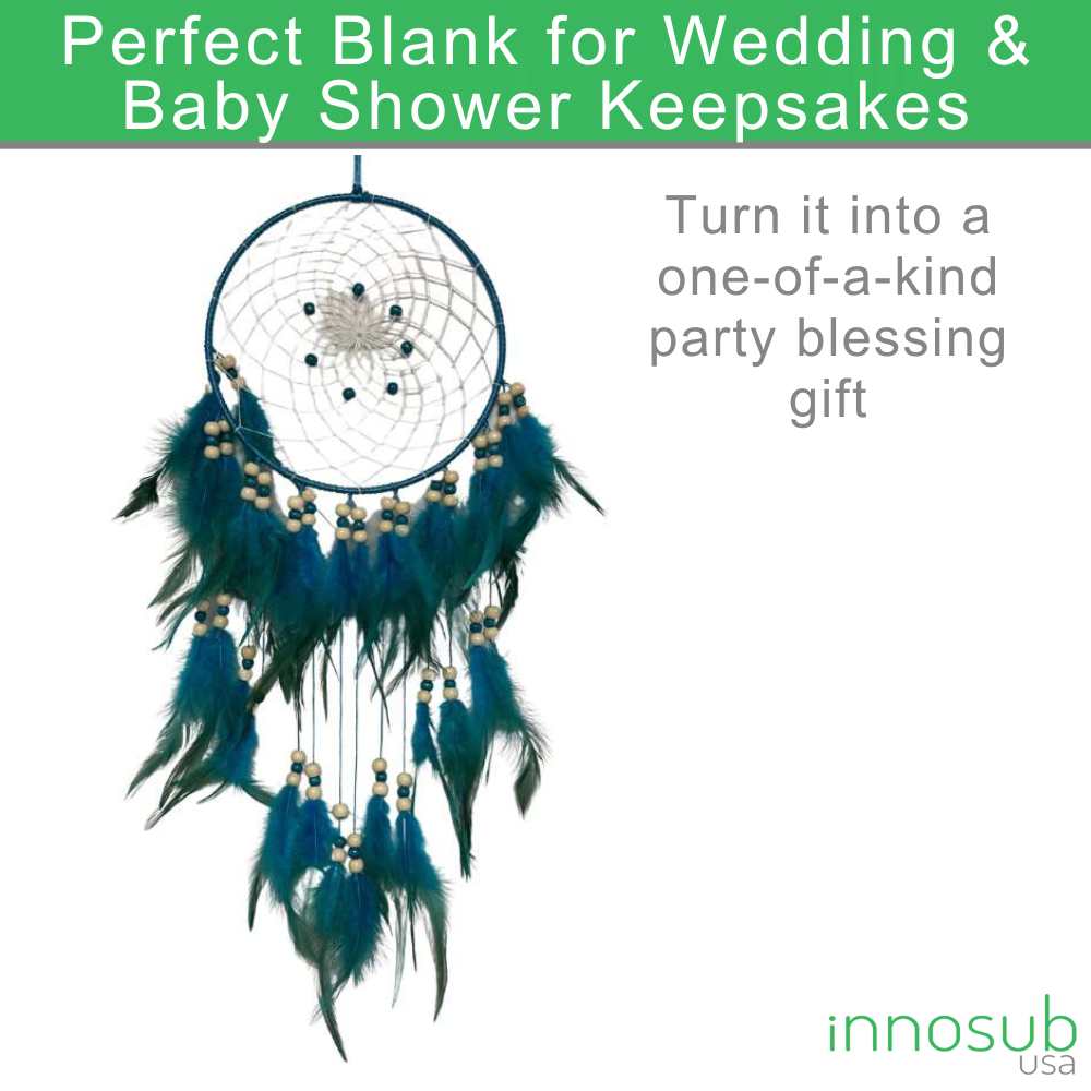 Sublimation Blank Dream Catcher Wall Hanging Decor, Bedroom, Kids, Home Decoration, Wedding Party, Blessing Gift