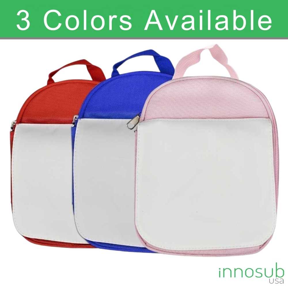 Sublimation Blanks Lunch Bag | Kids Lunch Box |DIY Sublimation Printing