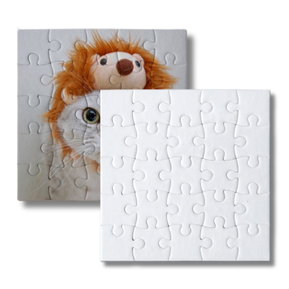 Sublimation Blanks Puzzle - Square | 25 Pieces