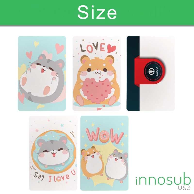 Sublimation Double-Sided White Aluminum Business Cards