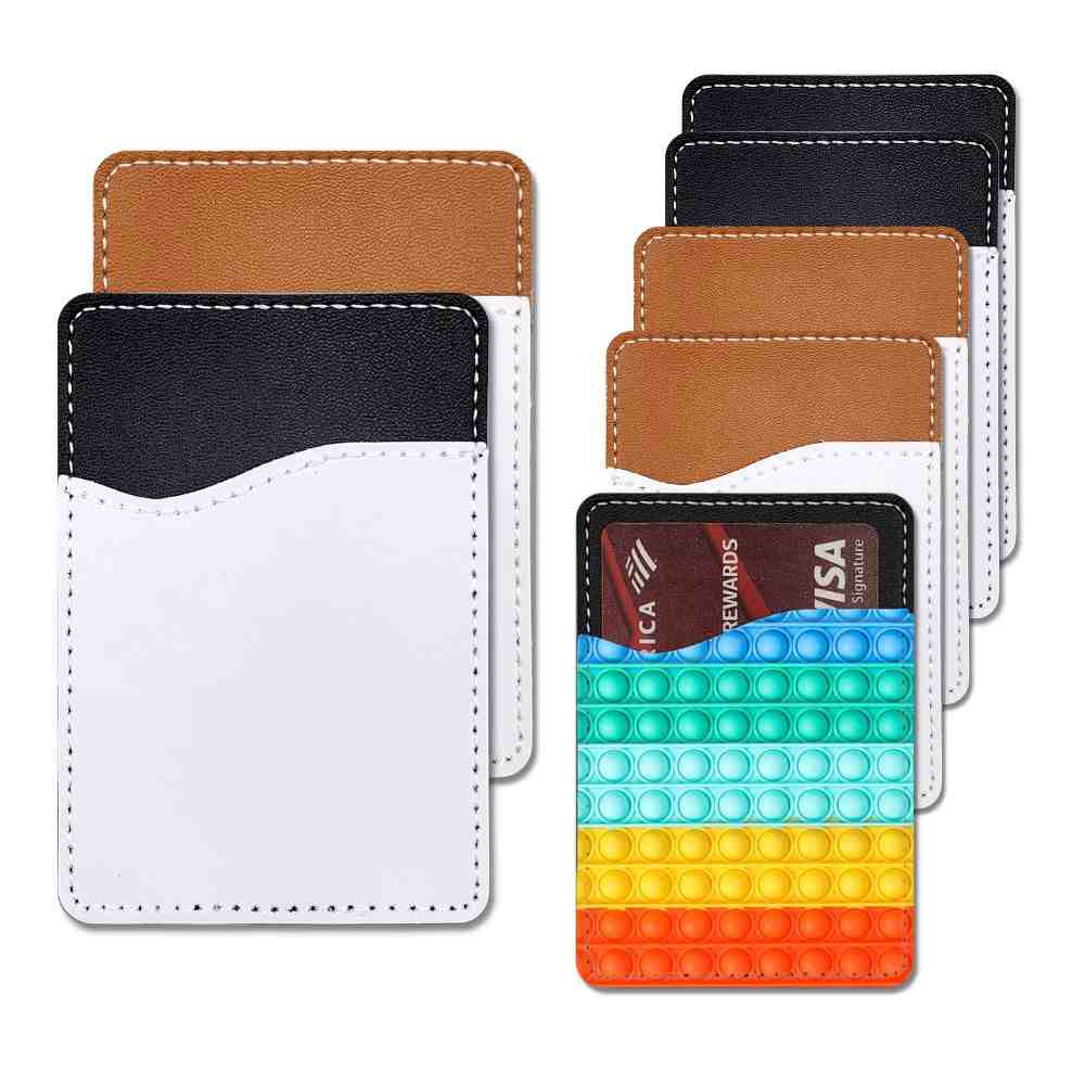 card sleeve printer Sublimation Blanks PU Leather Card Holder For Sublimation Printing