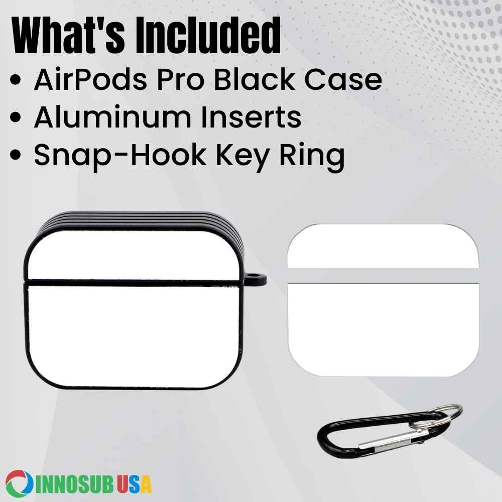 Sublimation Blanks AirPod Case 4|3|2|1| Plastic Case & Rubber Case