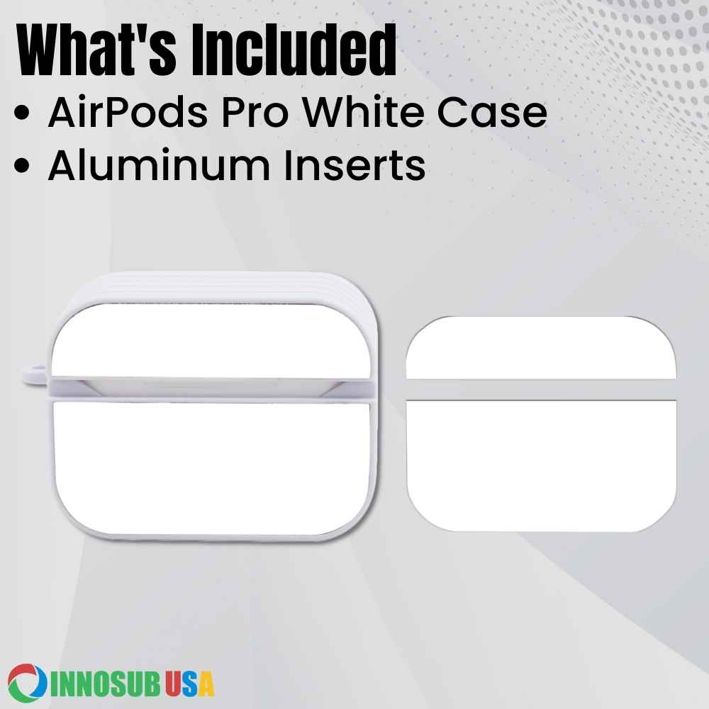 Sublimation Blanks AirPod Case 4|3|2|1| Plastic Case & Rubber Case