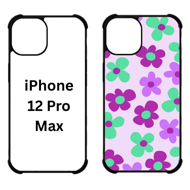 Sublimation Blanks 2D Bumper Anti-Shock Case for iPhone 15|16|17 Series - With White Glossy Aluminum Insert