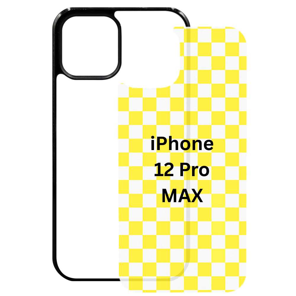 Sublimation Blanks Phone Cases for iPhone 16|15|14|13|12|Plus|Pro|ProMax - Tempered Glass Insert