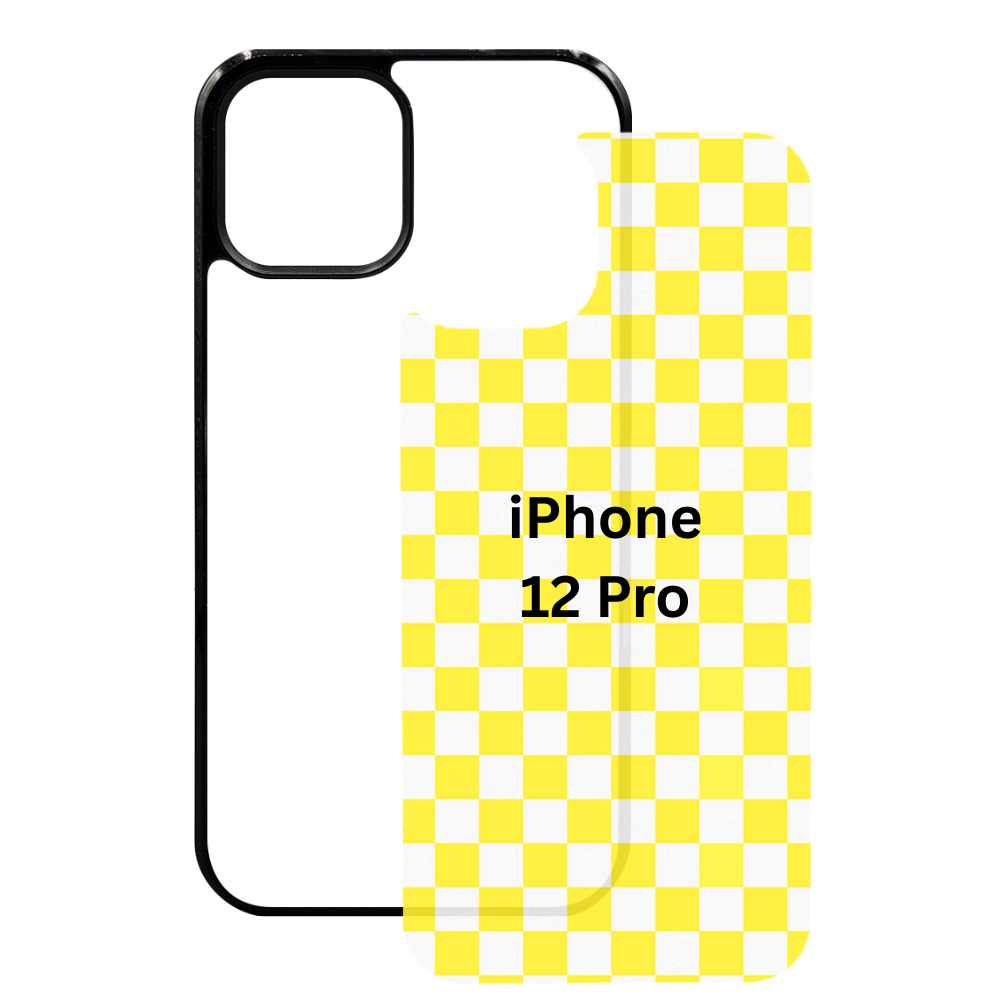 Sublimation Blanks Phone Cases for iPhone 16|15|14|13|12|Plus|Pro|ProMax - Tempered Glass Insert