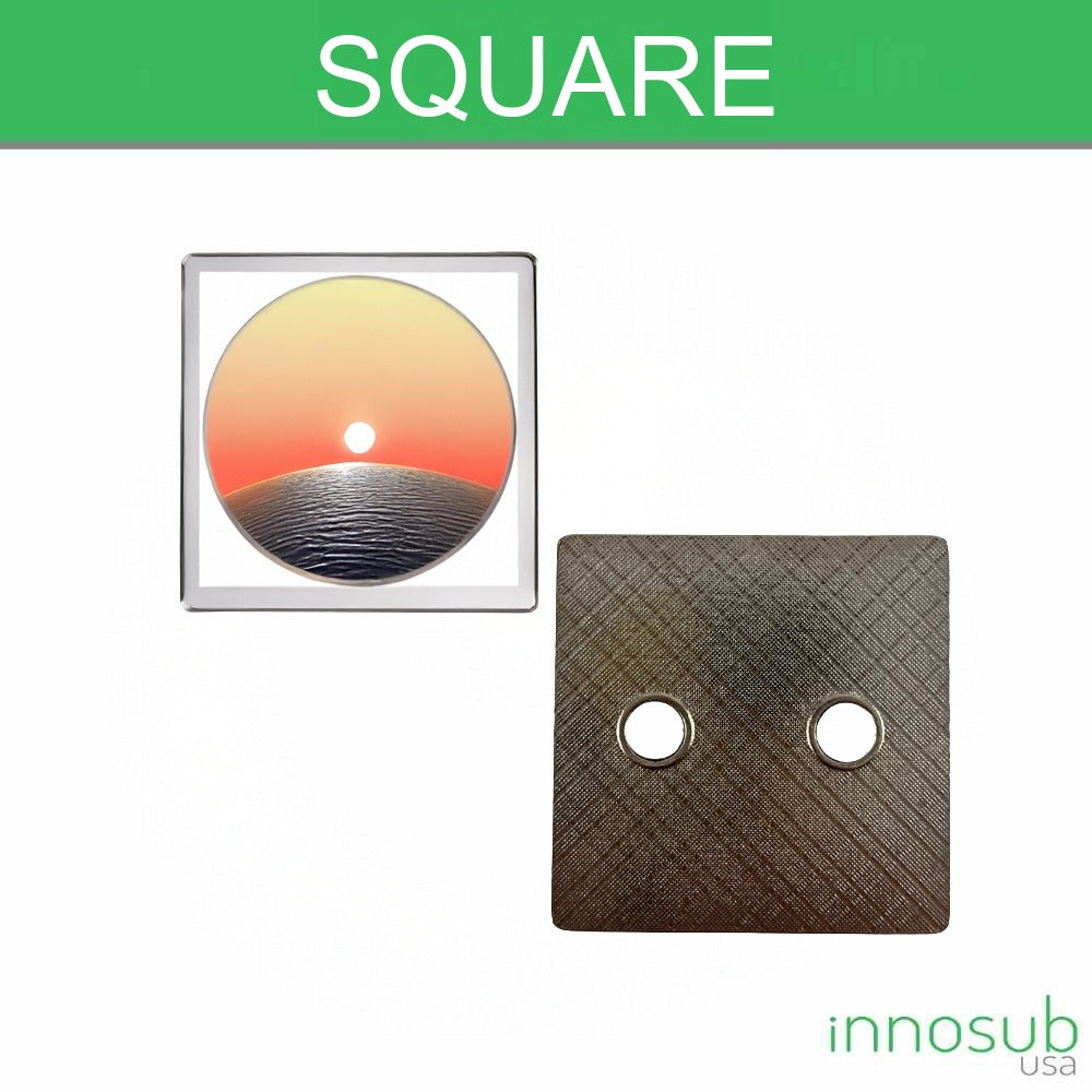 Custom Charm for Your Fridge: Sublimation Blank Metal Magnets