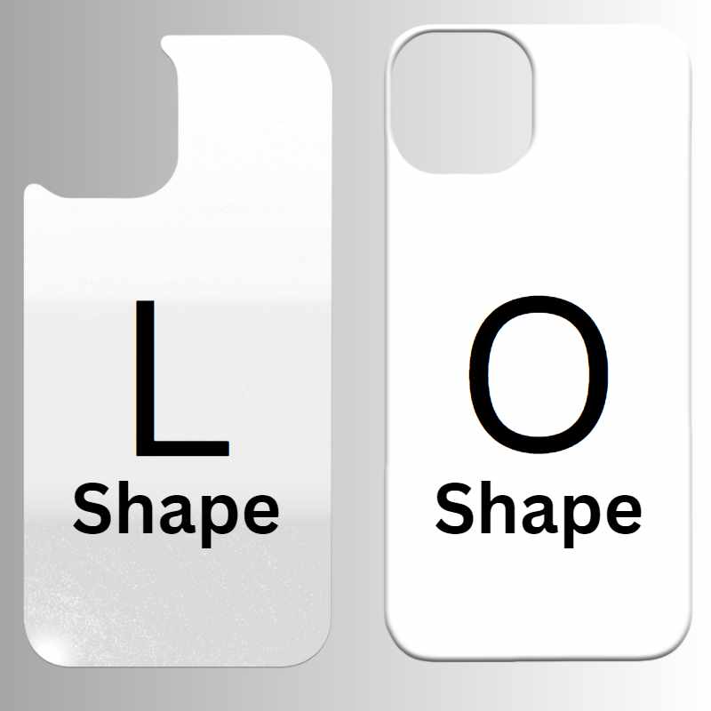 White Spare Aluminum Inserts for Sublimation Cases Compatible with iPhone - All Models