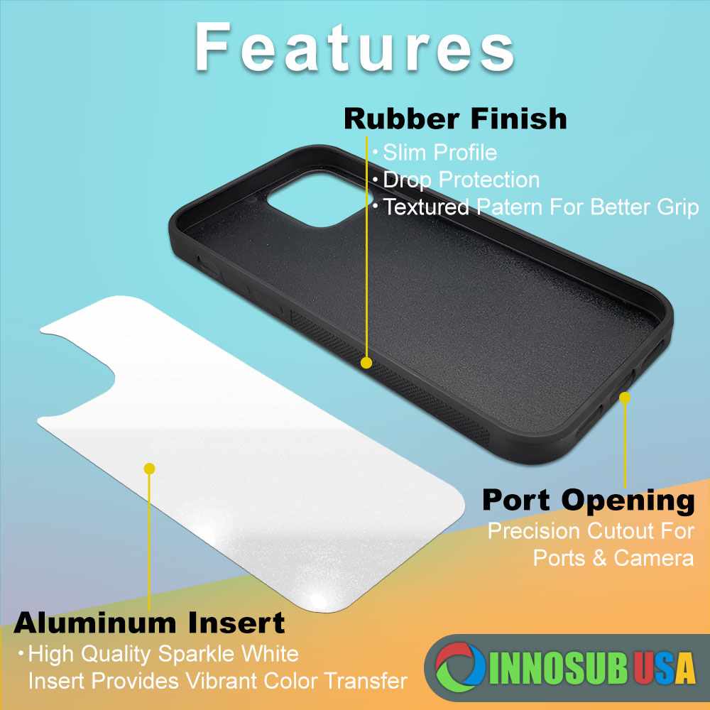 innosub usa Sublimation Blank iPhone Case 11 12 13 14