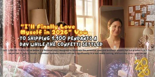 From “I’ll Finally Love Myself in 2026” Vow to Shipping 1,100 Pendants a Day While the Confetti Settled