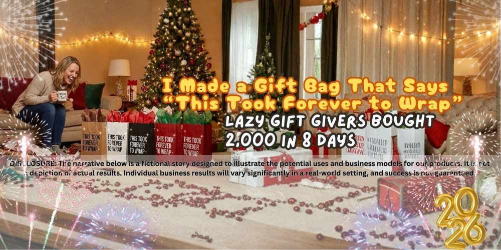 I Made a Gift Bag That Says “This Took Forever to Wrap” – Lazy Gift Givers Bought 2,000 in 8 Days