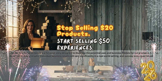 Stop Selling $20 Products. Start Selling $50 Experiences.