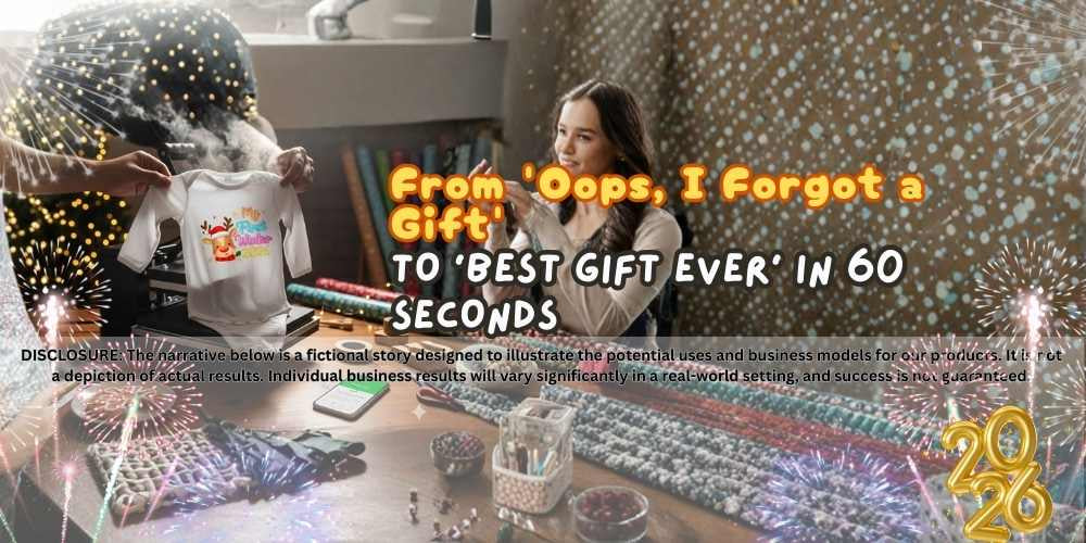 From 'Oops, I Forgot a Gift' to 'Best Gift Ever' in 60 Seconds. ⚡