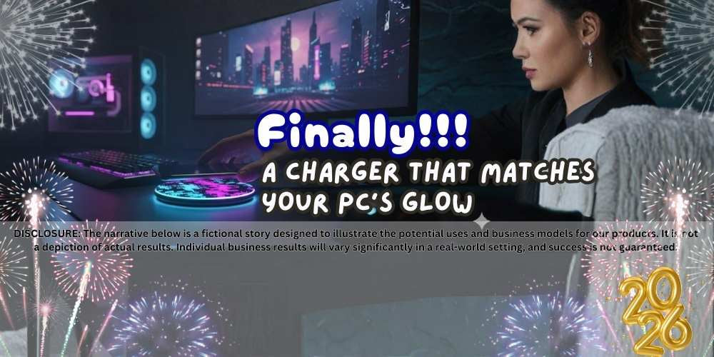 Finally, a Charger That Matches Your PC’s Glow. 🎮