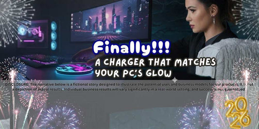 Finally, a Charger That Matches Your PC’s Glow. 🎮