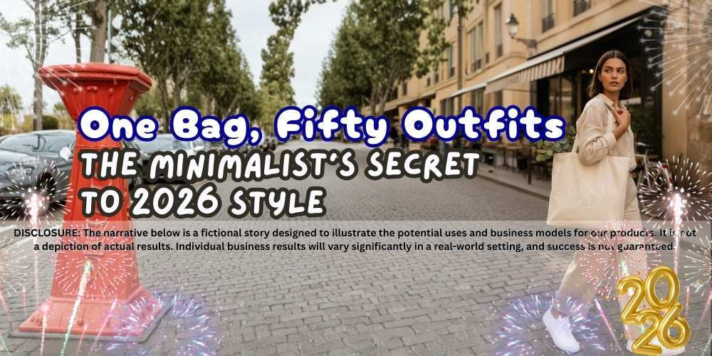 One Bag, Fifty Outfits: The Minimalist’s Secret to 2026 Style. ✨