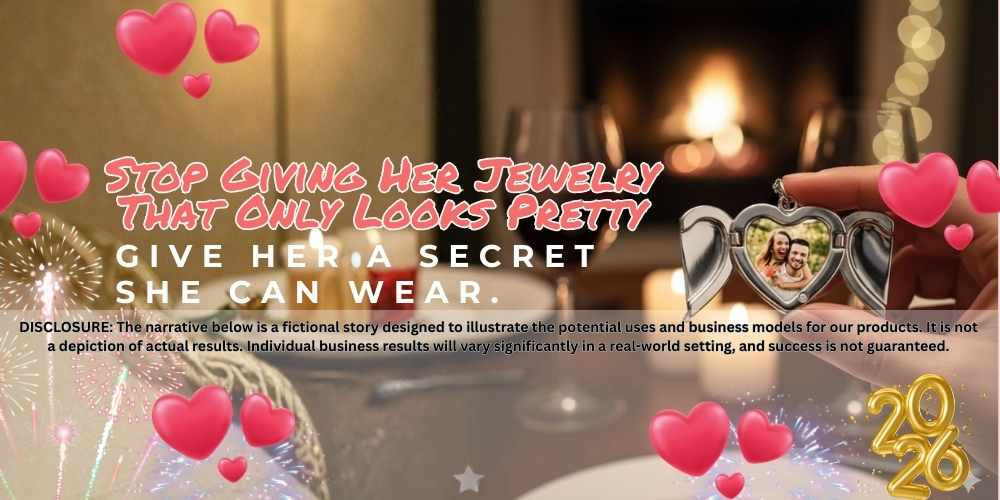 Stop Giving Her Jewelry That Only Looks Pretty. Give Her a Secret She Can Wear. 🔒