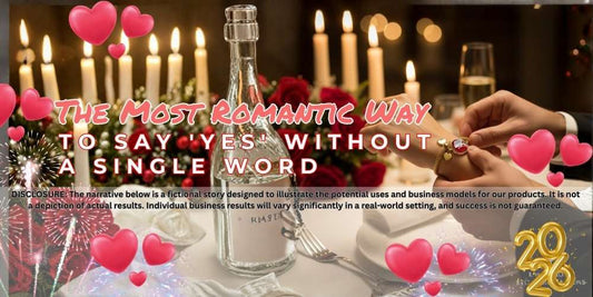 The Most Romantic Way to Say 'Yes' Without a Single Word. 💍