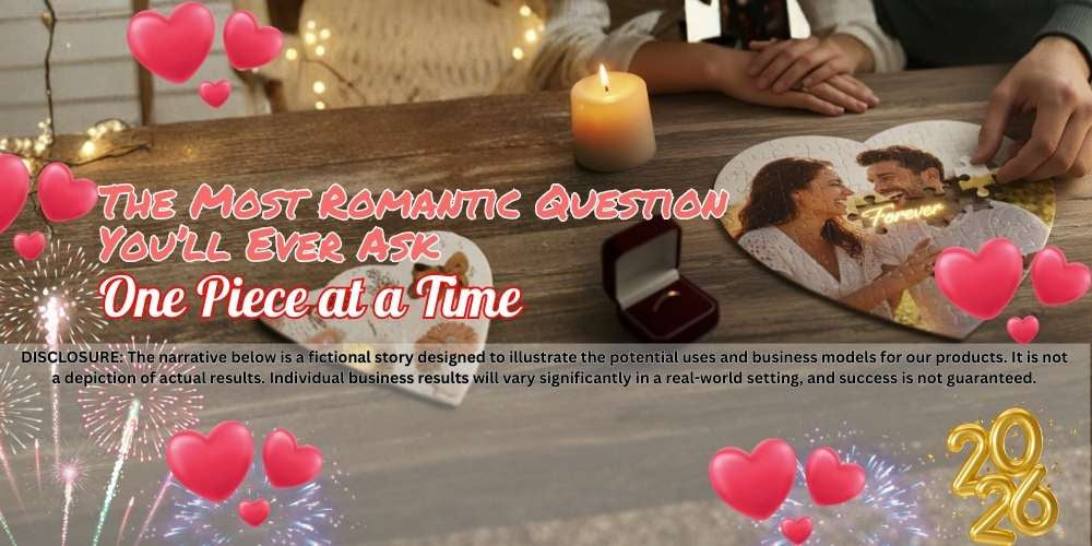 The Most Romantic Question You’ll Ever Ask... One Piece at a Time. 🧩