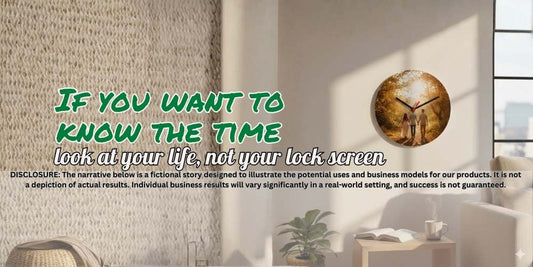 If you want to know the time, look at your life, not your lock screen. 📱🚫