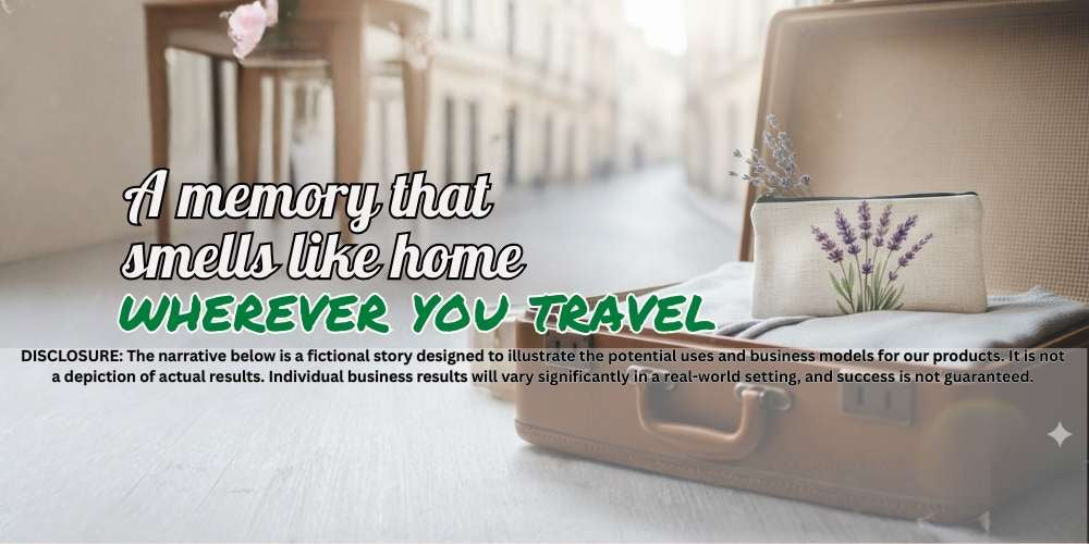 A memory that smells like home, wherever you travel. 🌸🧳