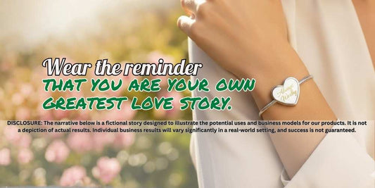 Wear the reminder that you are your own greatest love story. 👑✨