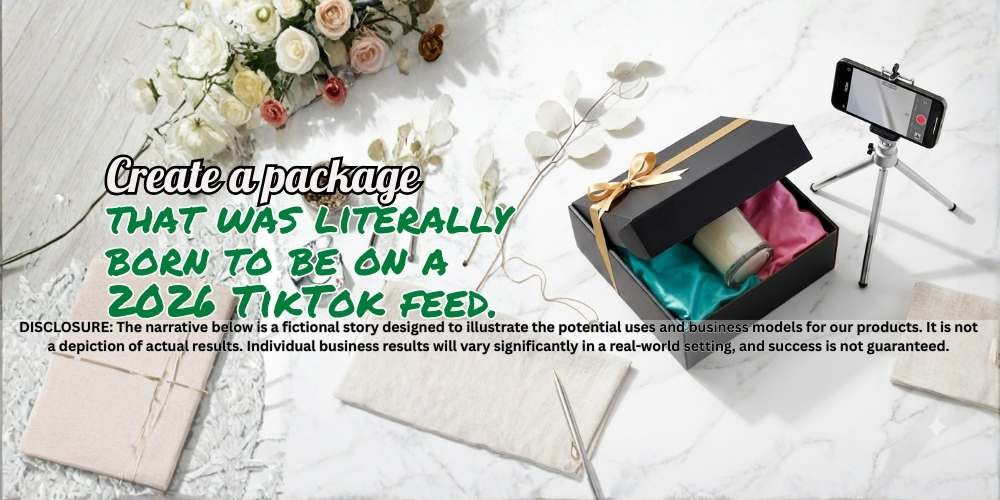 Create a package that was literally born to be on a 2026 TikTok feed. 🤳✨