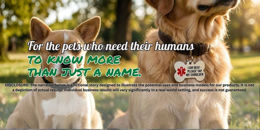 For the pets who need their humans to know more than just a name. 💊🆘