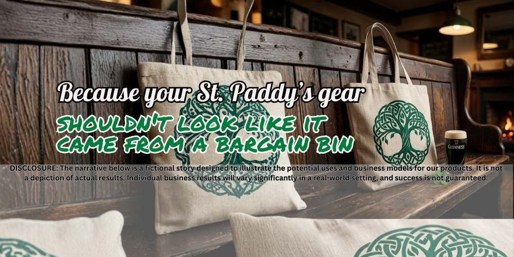 Because your St. Paddy’s gear shouldn't look like it came from a bargain bin. 🍀✨