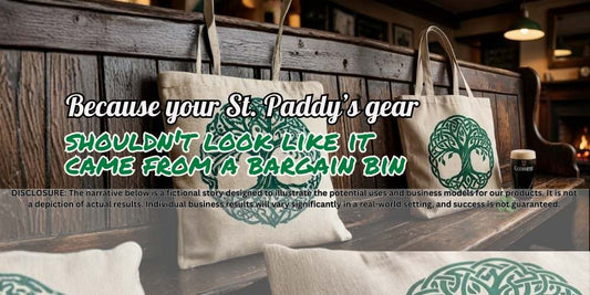 Because your St. Paddy’s gear shouldn't look like it came from a bargain bin. 🍀✨