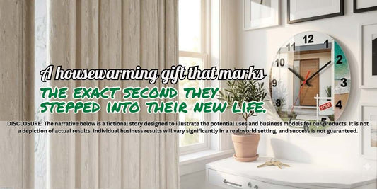 A housewarming gift that marks the exact second they stepped into their new life. 🔑🏠