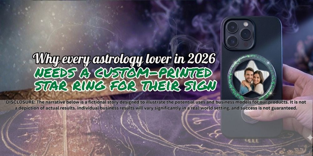 Why every astrology lover in 2026 needs a custom-printed star ring for their sign. ♈💎
