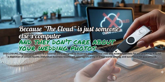 Because "The Cloud" is just someone else’s computer, and they don't care about your wedding photos. ☁️❌