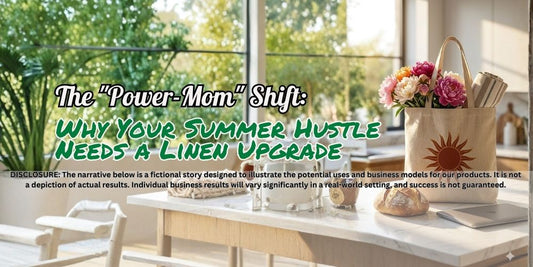 The "Power-Mom" Shift: Why Your Summer Hustle Needs a Linen Upgrade