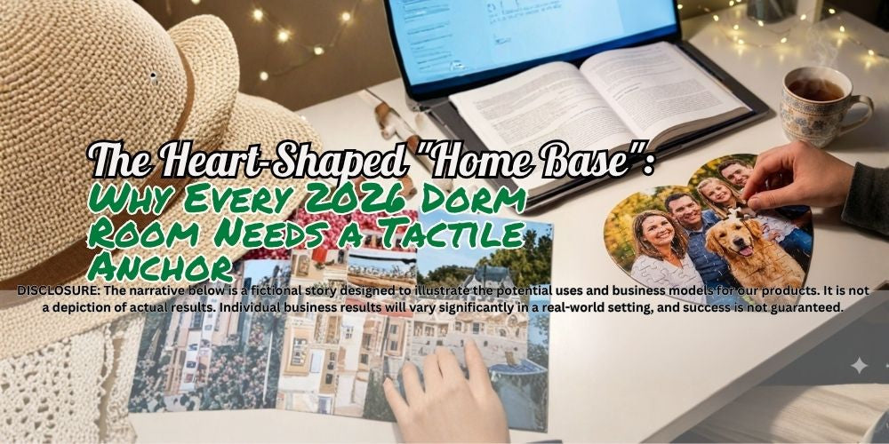 The Heart-Shaped "Home Base": Why Every 2026 Dorm Room Needs a Tactile Anchor