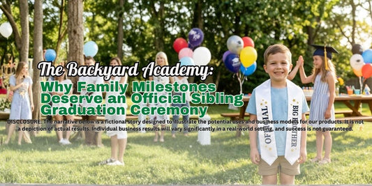 The Backyard Academy: Why Family Milestones Deserve an Official Sibling Graduation Ceremony