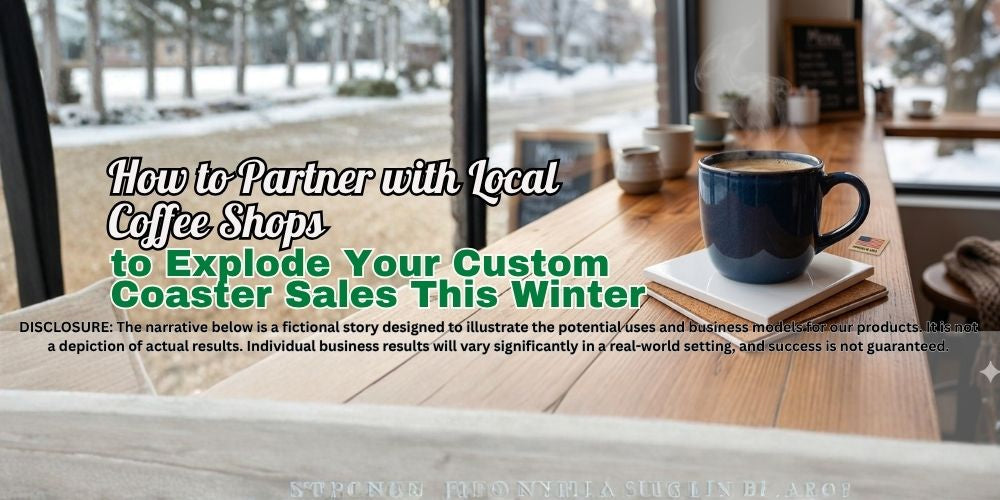 How to Partner with Local Coffee Shops to Explode Your Custom Coaster Sales This Winter