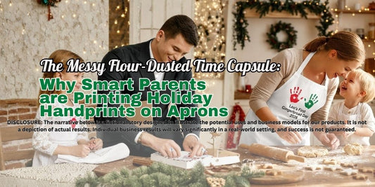 The Messy Flour-Dusted Time Capsule: Why Smart Parents are Printing Holiday Handprints on Aprons
