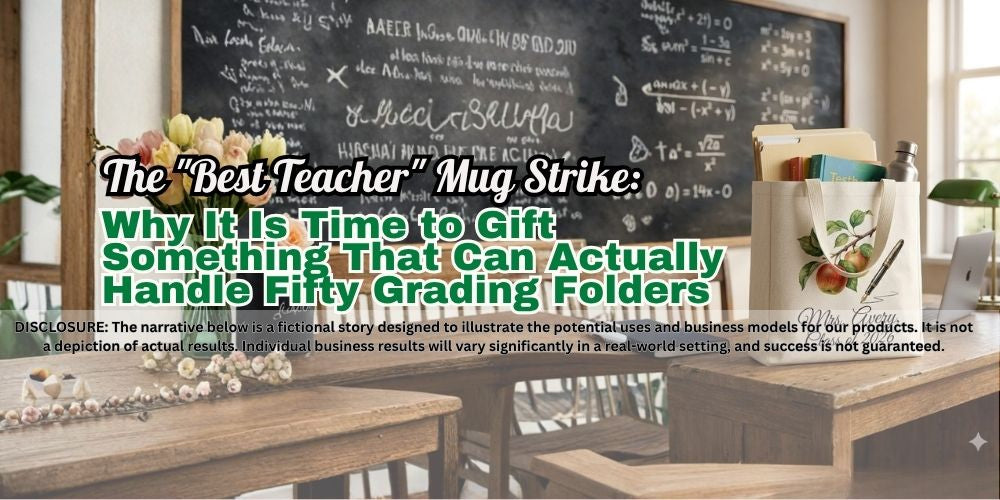 The "Best Teacher" Mug Strike: Why It Is Time to Gift Something That Can Actually Handle Fifty Grading Folders