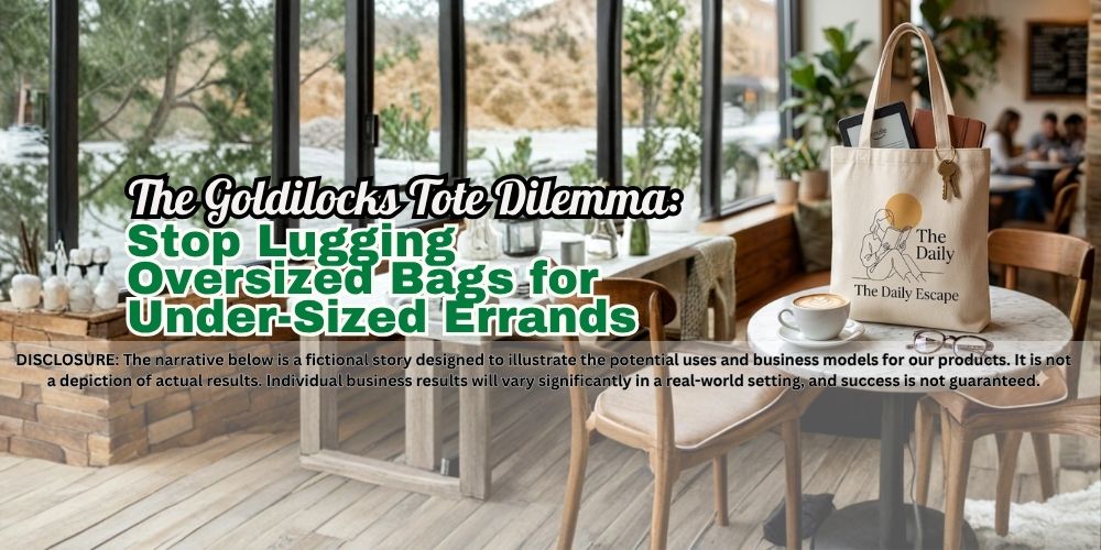 The Goldilocks Tote Dilemma: Stop Lugging Oversized Bags for Under-Sized Errands