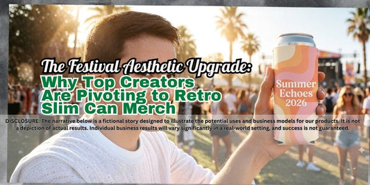 The Festival Aesthetic Upgrade: Why Top Creators Are Pivoting to Retro Slim Can Merch