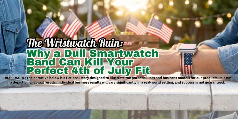The Wristwatch Ruin: Why a Dull Smartwatch Band Can Kill Your Perfect 4th of July Fit